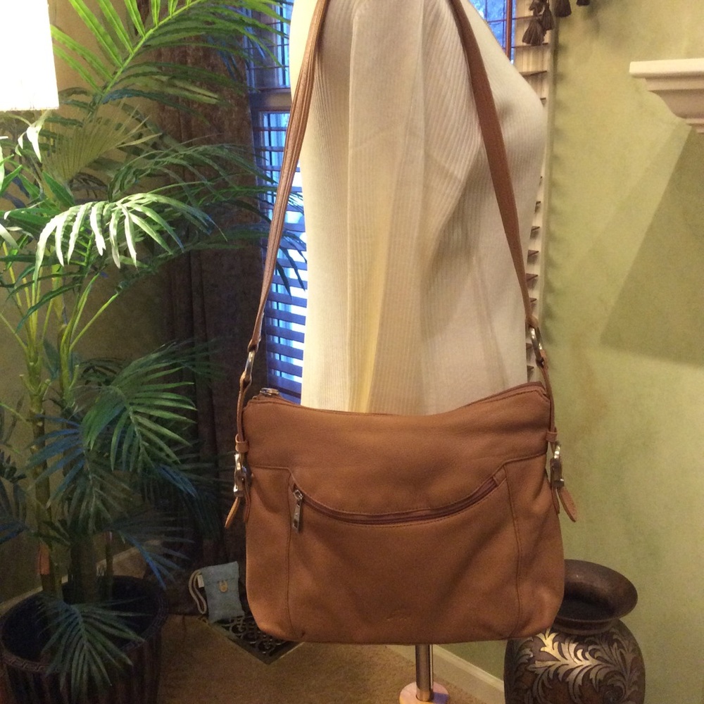 Stone Mountain Tan Crossbody Bag